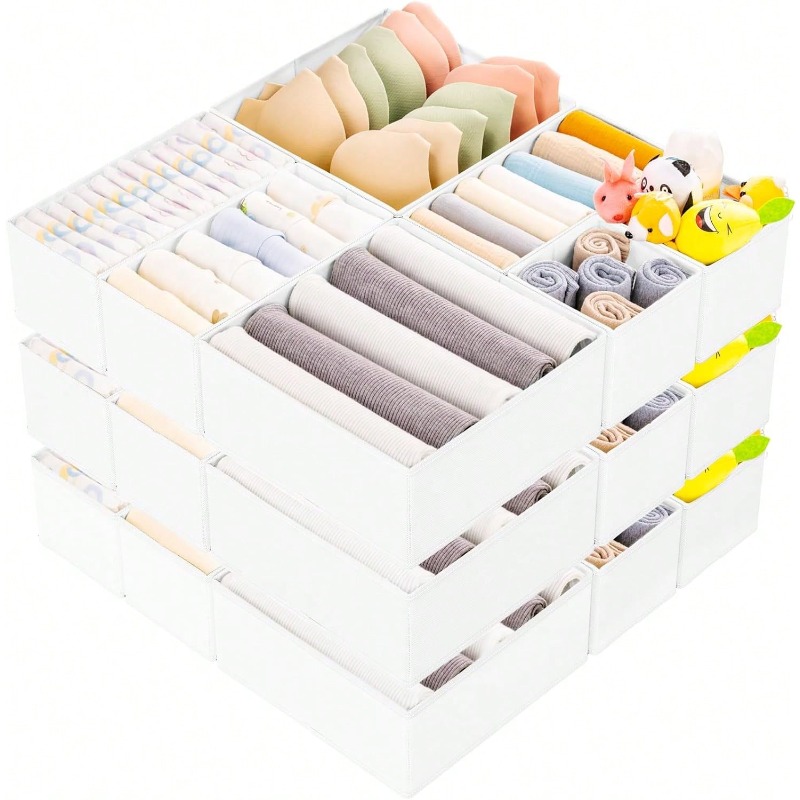 Closet Organizer Baby - 15'li Çekmece Düzenleyici Giysi Organizatörleri -