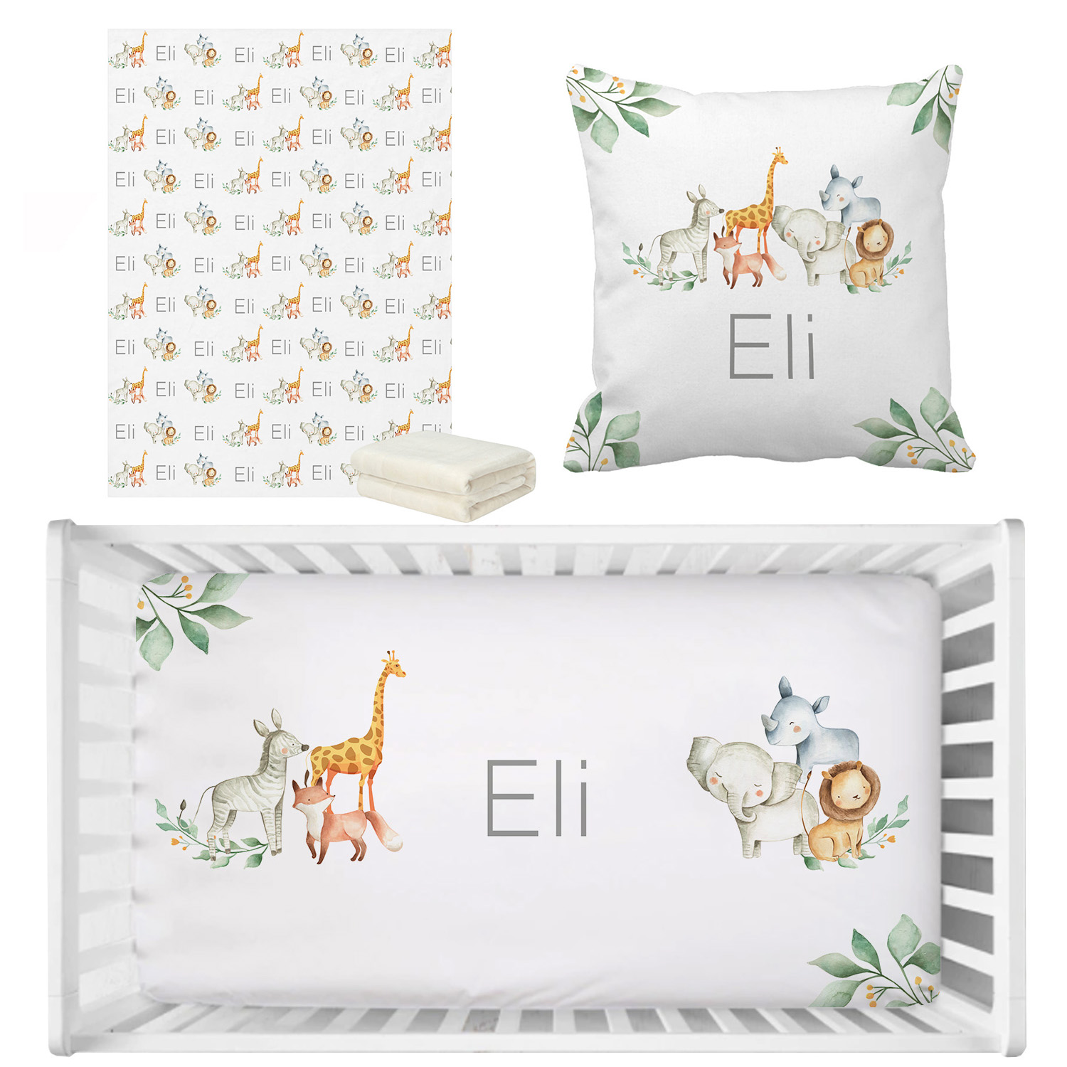 Baby Nursery Bedding Sets - LVYZIHO Bebek Beşik Nevresim Takımı, Kişiselleştirilmiş