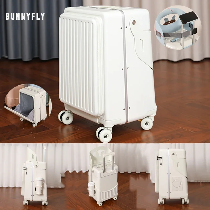 Baby Nursery Trolley - BunnyFly Çocuk Anne Bavul Koltuklu Çocuklar