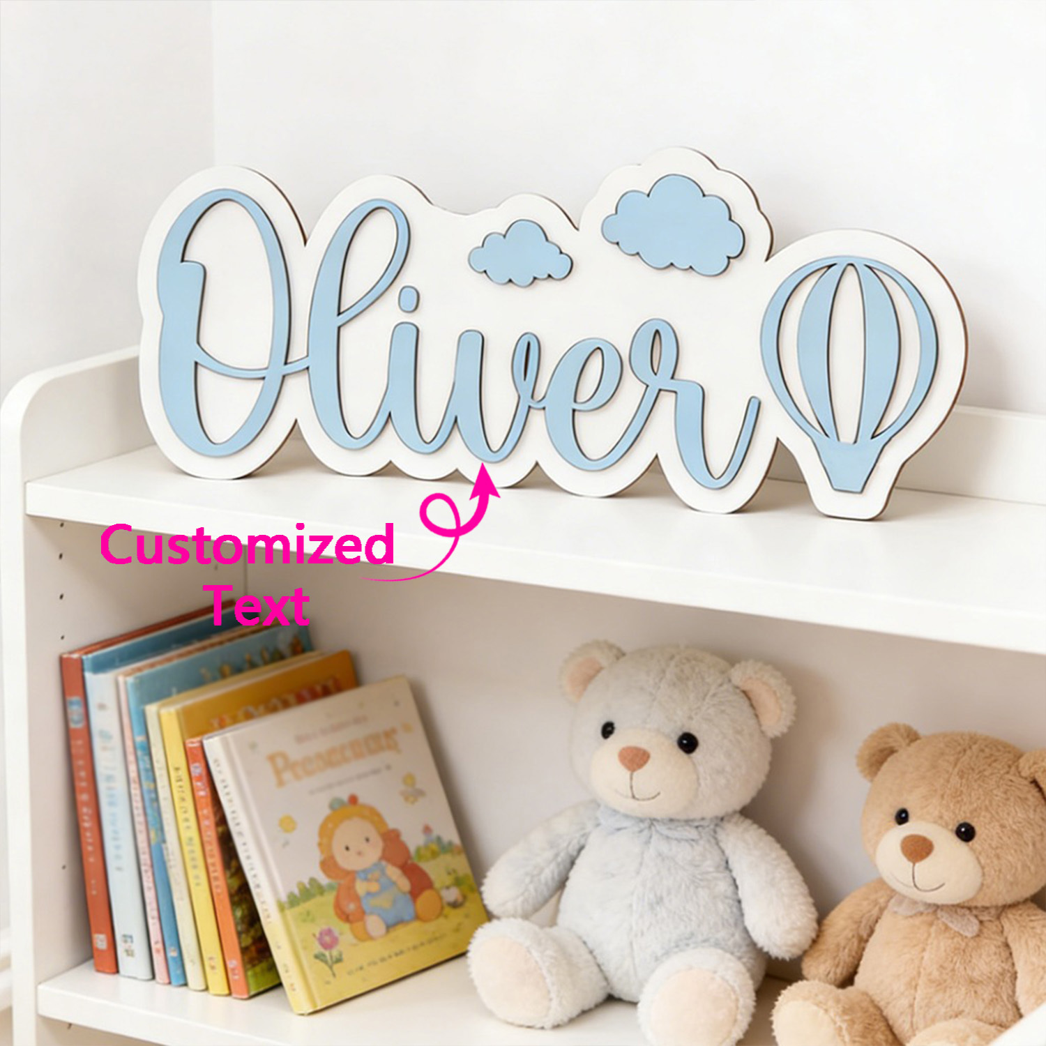 Baby Nursery Usa - Kişiye Özel Sıcak Hava Balonu ve