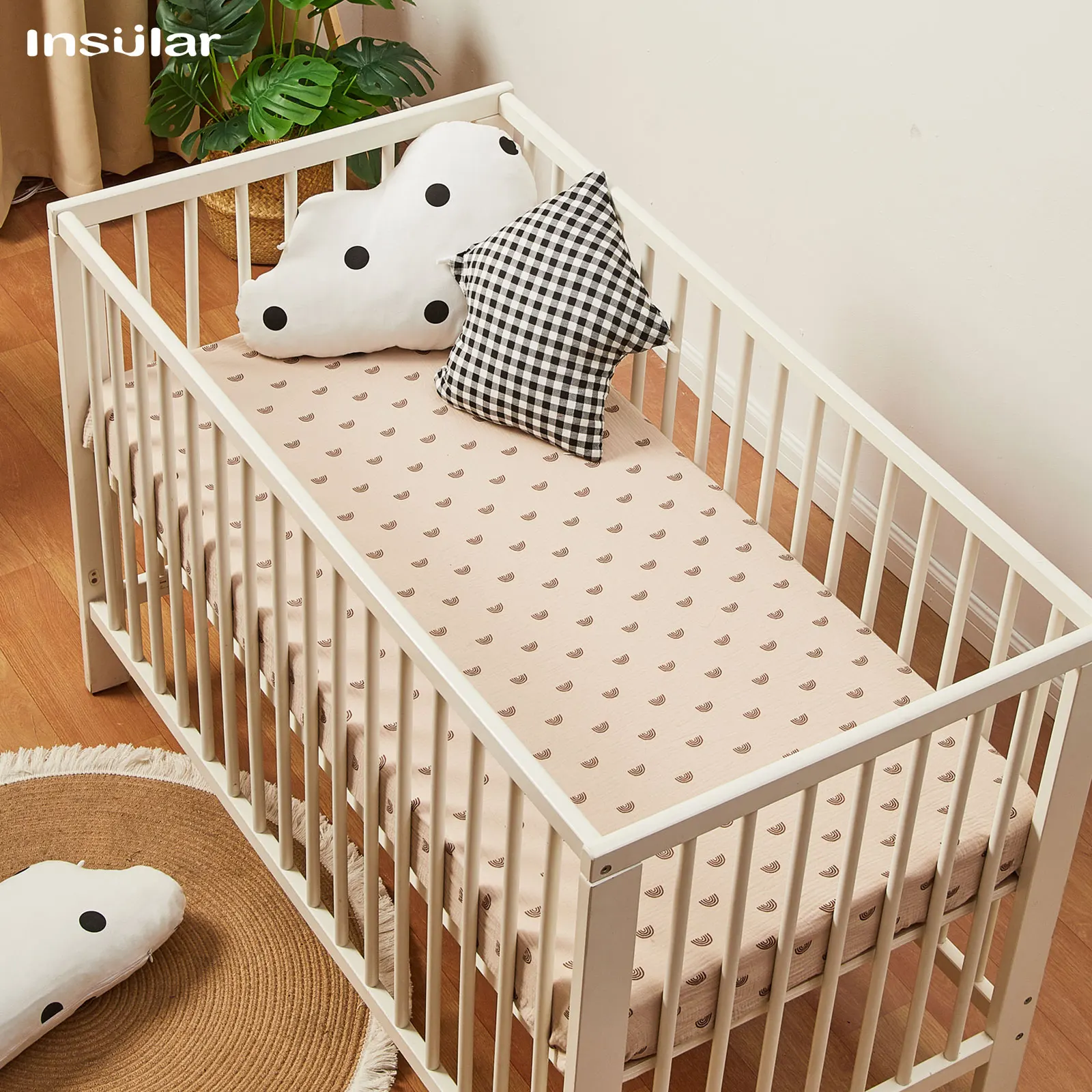 Baby Nursery Bedding Sets - 130*70cm beşik çarşaf yumuşak bebek yatağı