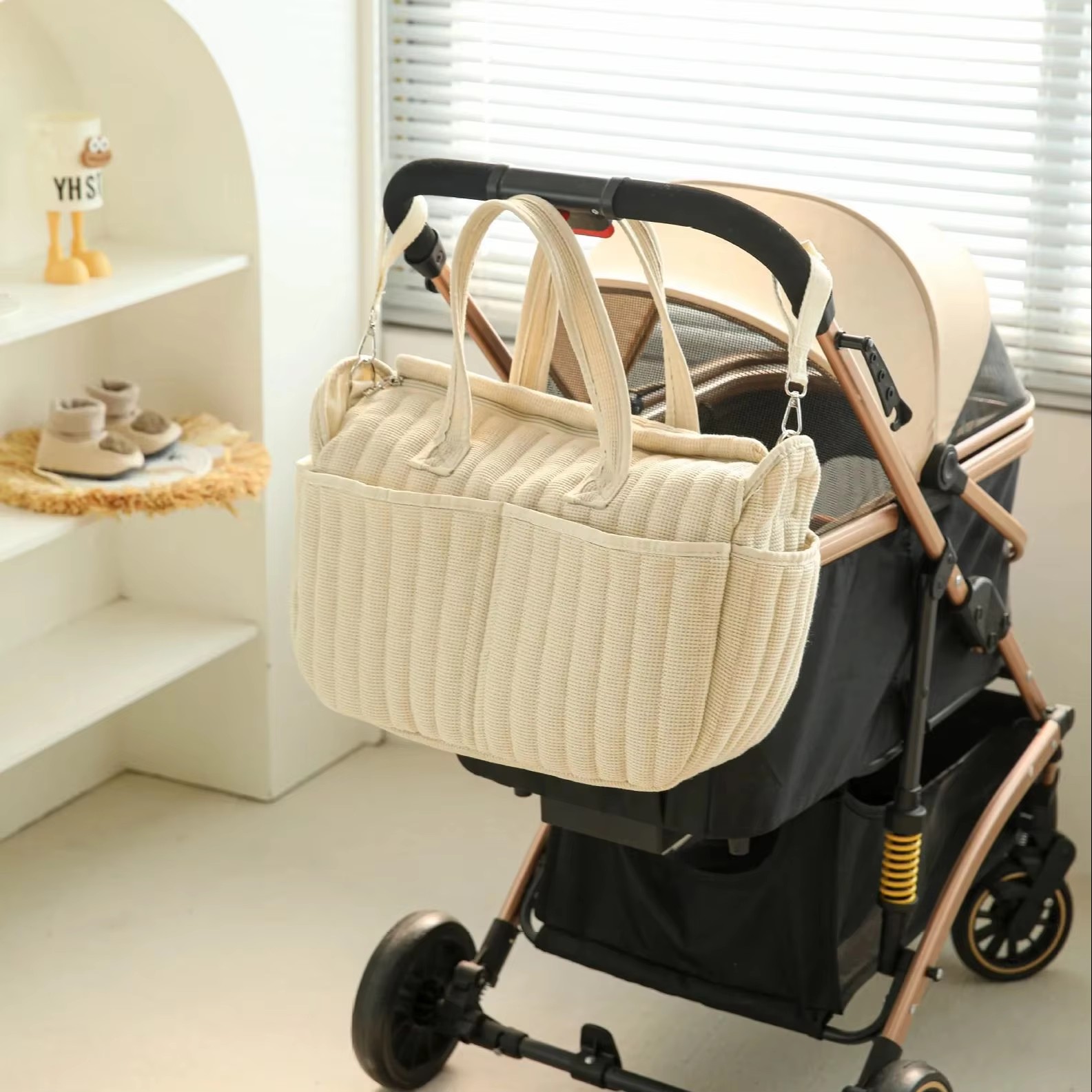Diaper Caddy Organizer - Moda Bebek Bezi Çantası Lüks Tasarımcı