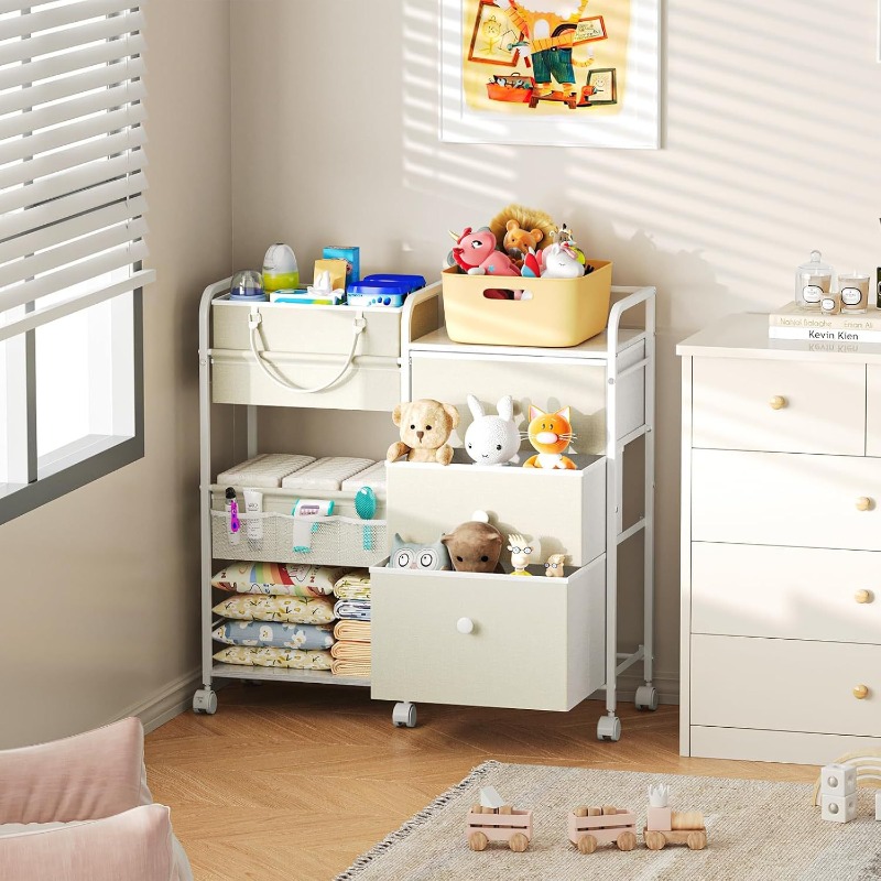 Büyük Kapasiteli Bebek Bezi Dü - Baby Nursery Utility Cart incelemesi ve fiyatı
