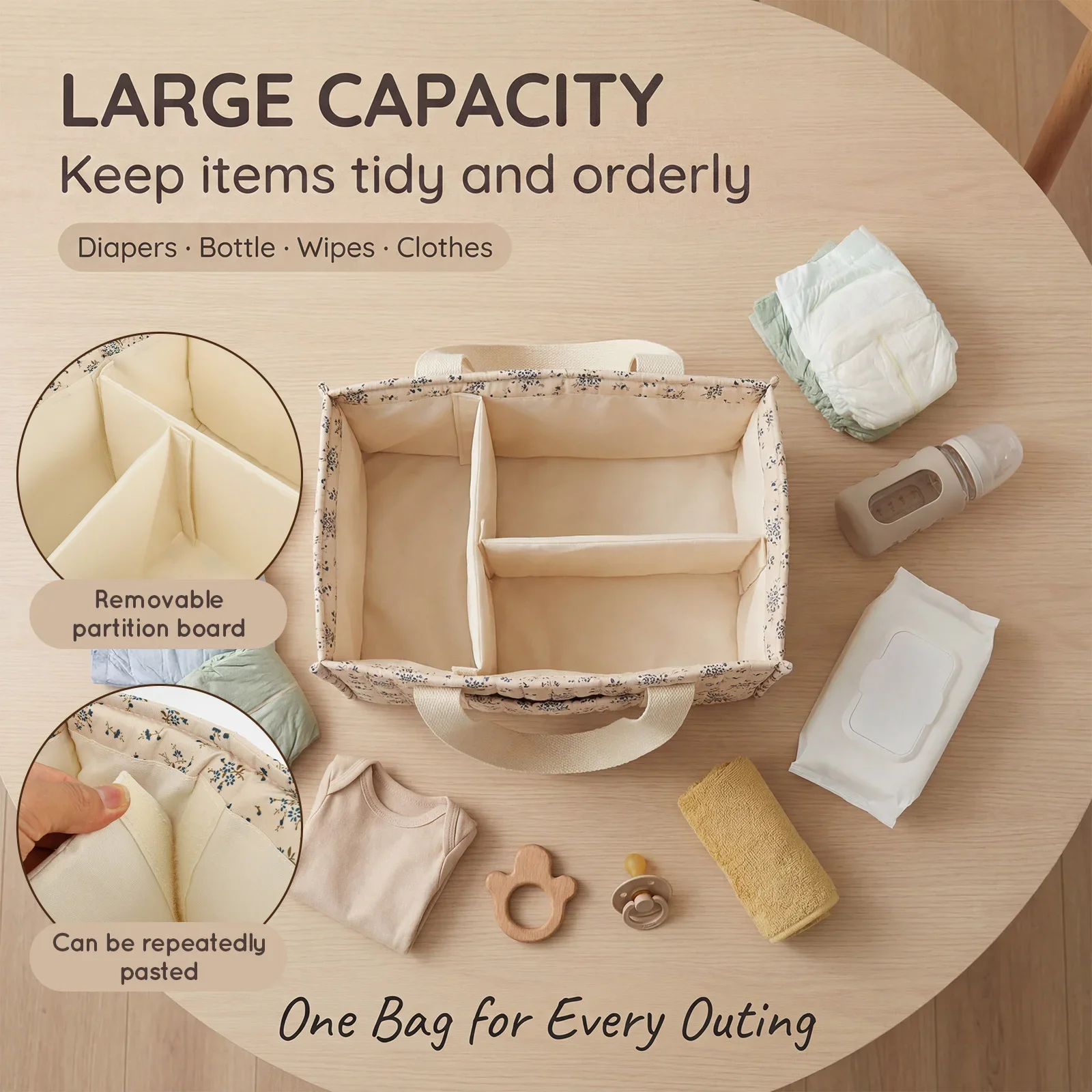 Katlanabilir Bebek Bezi Düzenl - Diaper Caddy Organizer incelemesi ve fiyatı