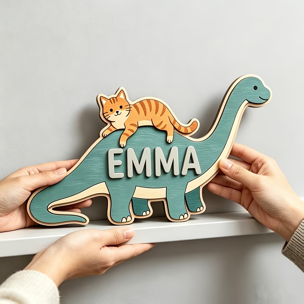 Kişiselleştirilmiş Kedi Dinozo - Baby Nursery Usa incelemesi ve fiyatı