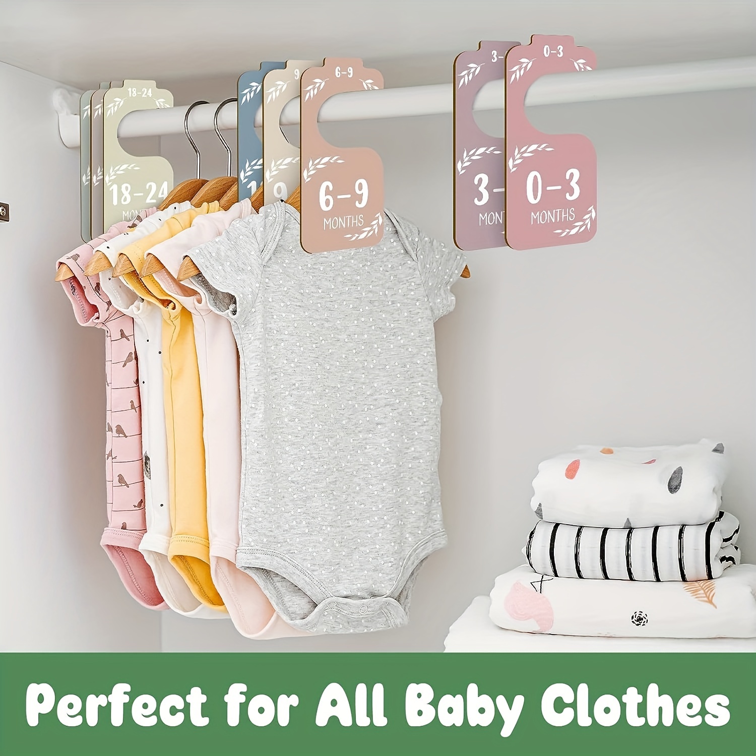 8 adet Ahşap Bebek Dolap Bölüc - Closet Organizer Baby incelemesi ve fiyatı