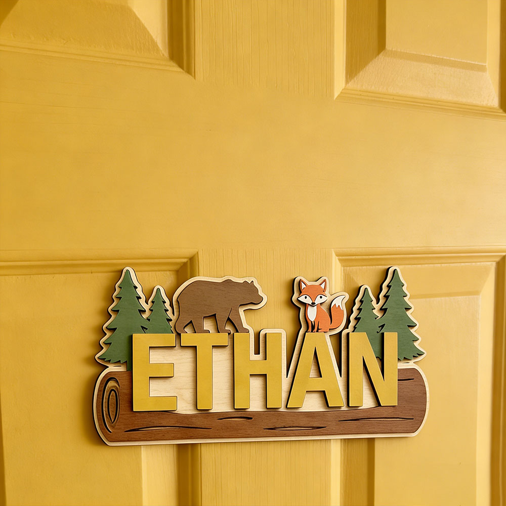 Orman Hayvanı Kişiselleştirilm - Baby Nursery Usa incelemesi ve fiyatı