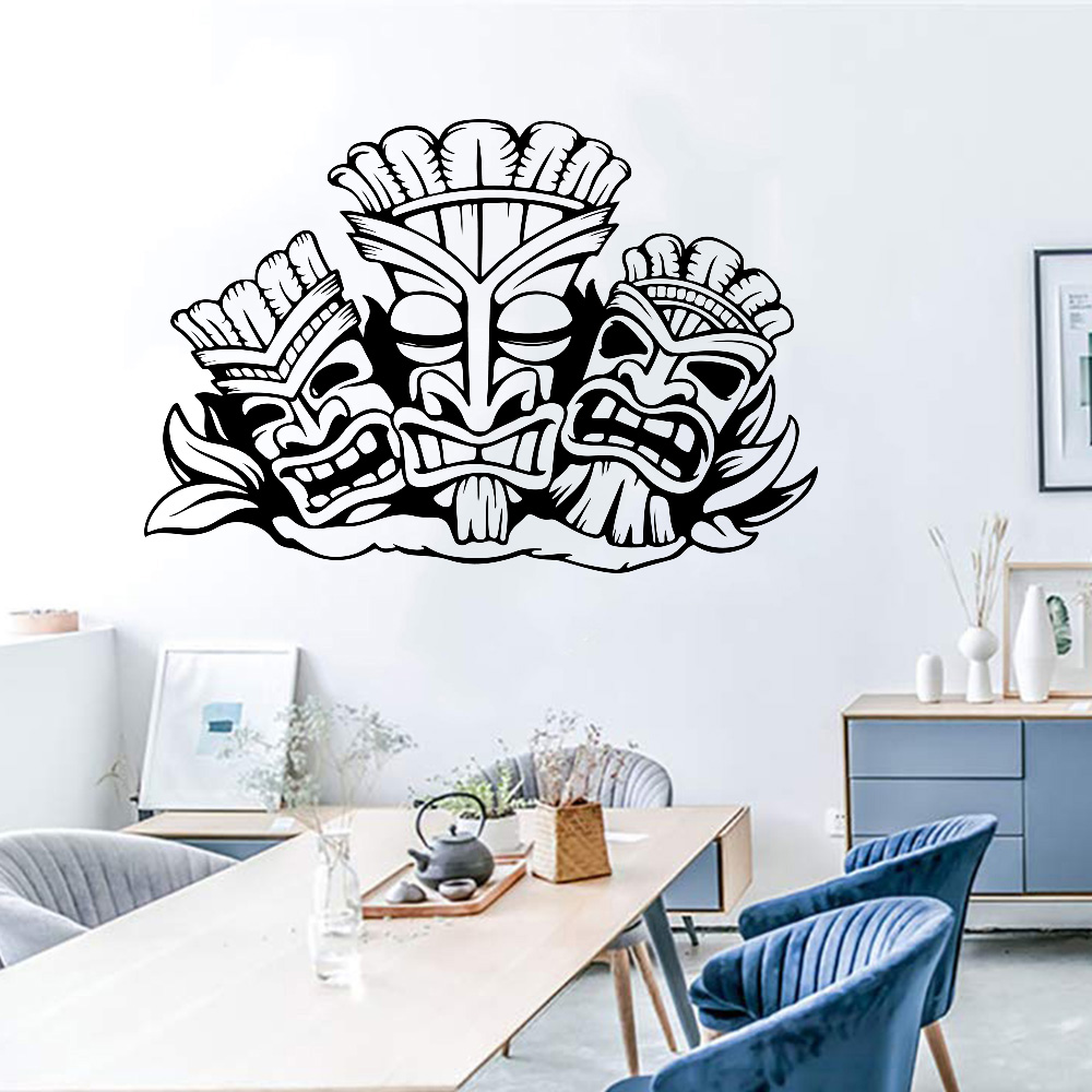 Hawaii Totem duvar Sticker Alo - Baby Nursery Wall Stickers incelemesi ve fiyatı