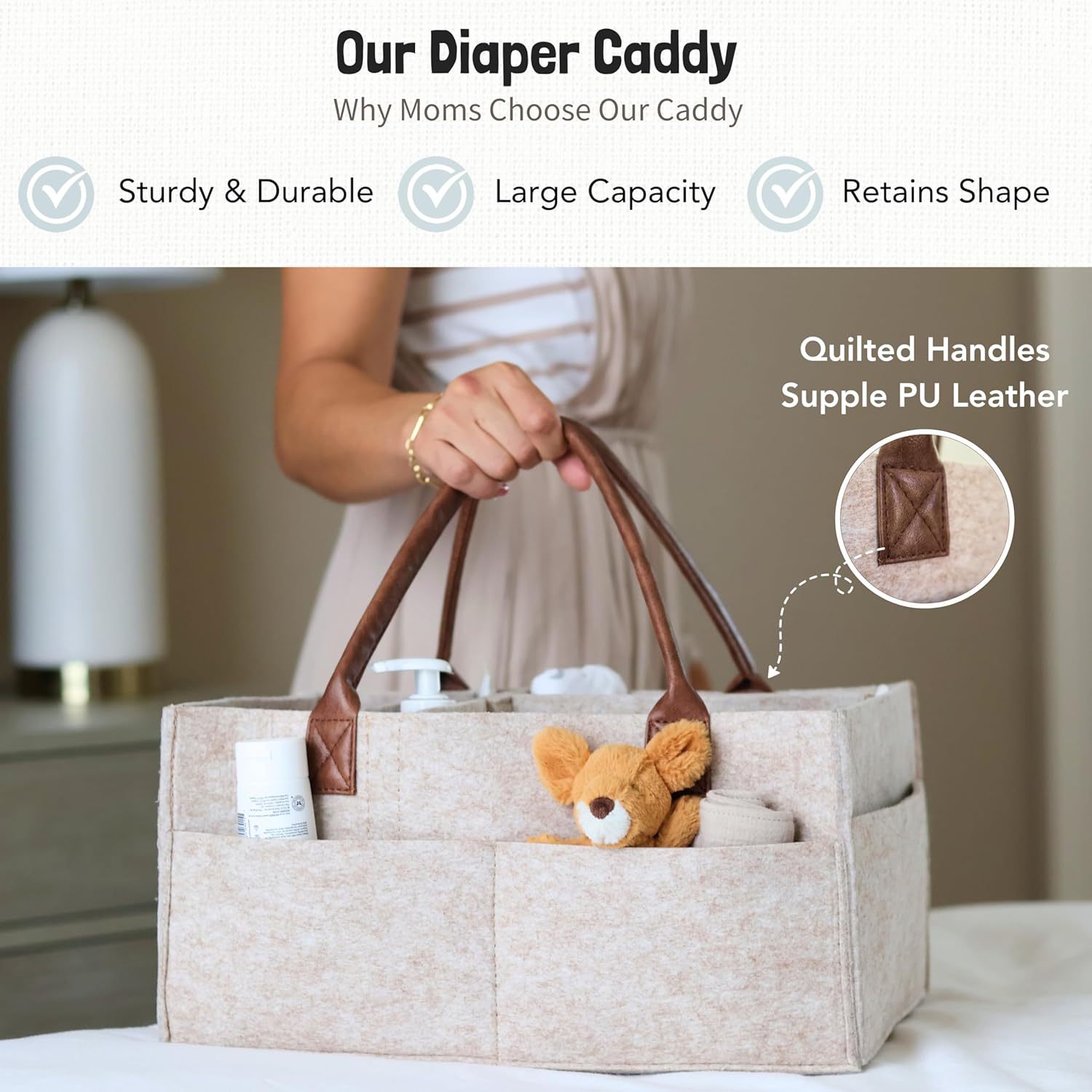 Bebek Keçe Saklama Düzenleyici - Diaper Caddy Organizer incelemesi ve fiyatı