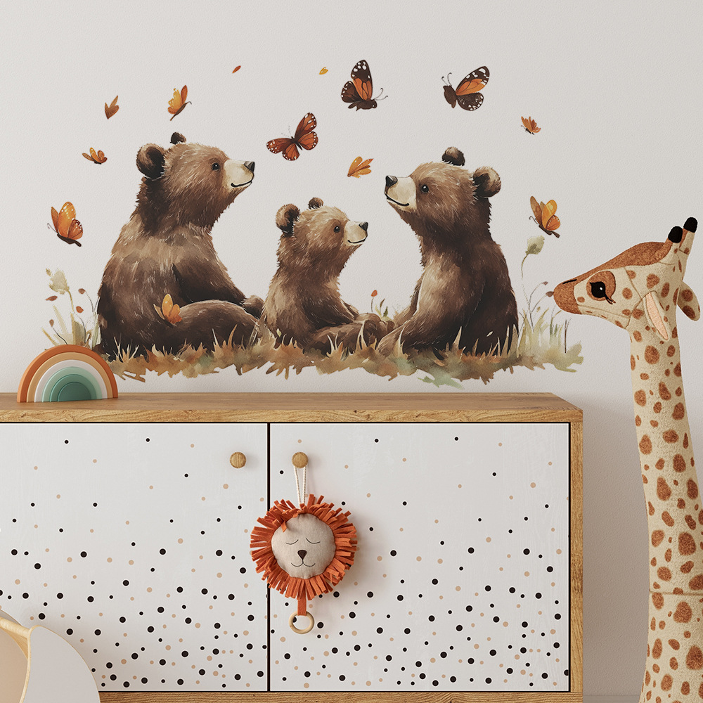 Karikatür Sevimli ebeveyn-çocu - Baby Nursery Wall Stickers incelemesi ve fiyatı