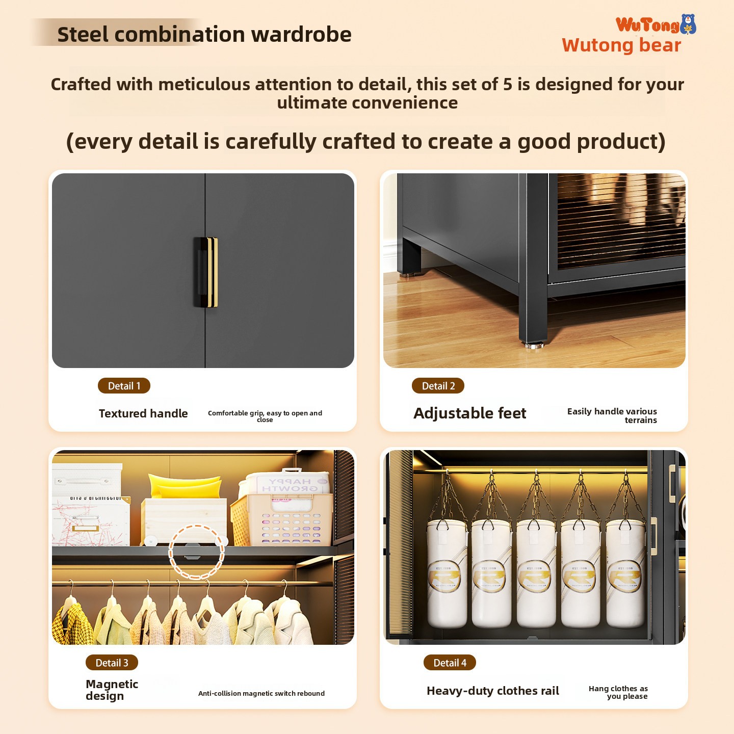 Çelik Cam Gardırop Dolap Yatak - Closet Organizer Baby incelemesi ve fiyatı