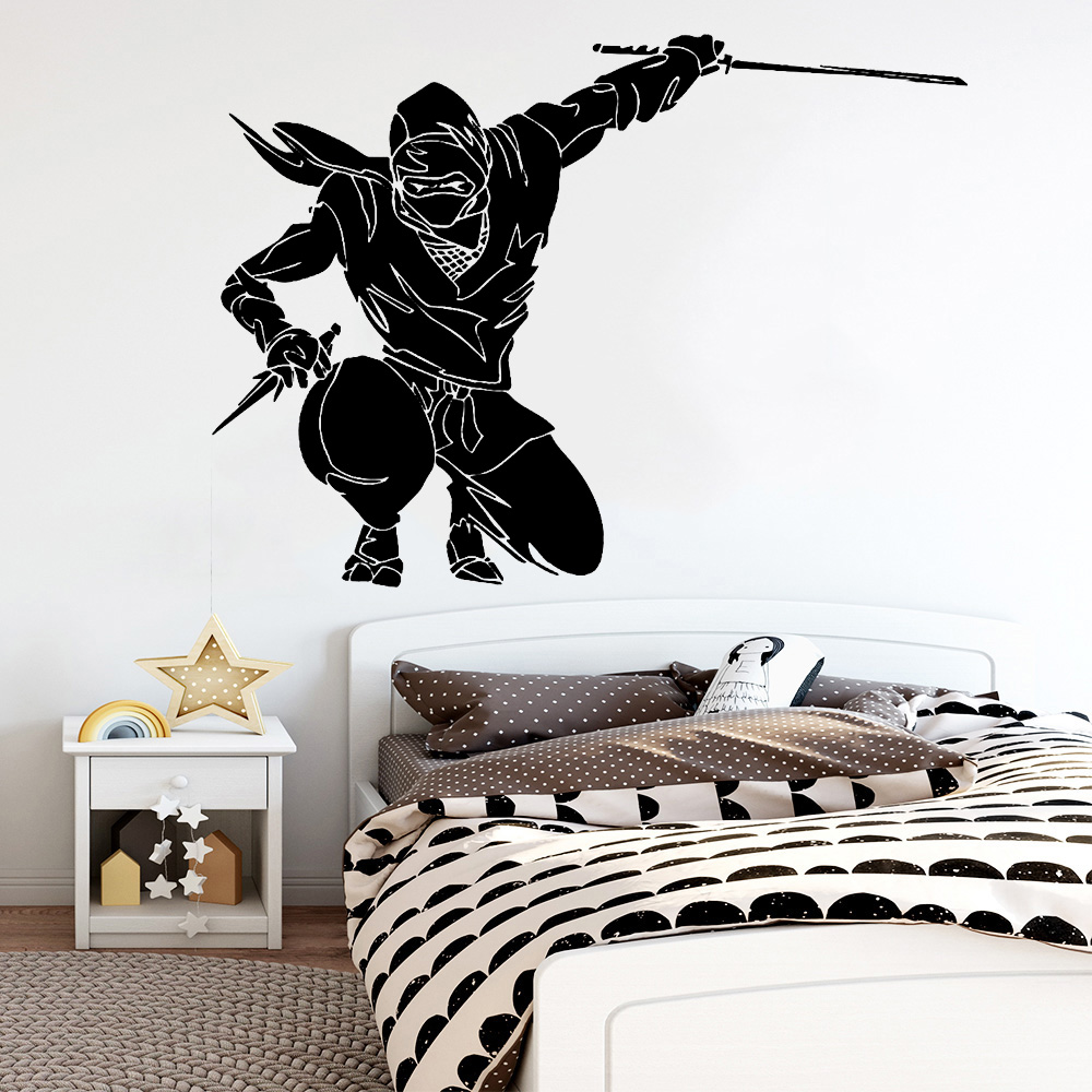 Ninja duvar çıkartması japon s - Baby Nursery Wall Stickers incelemesi ve fiyatı