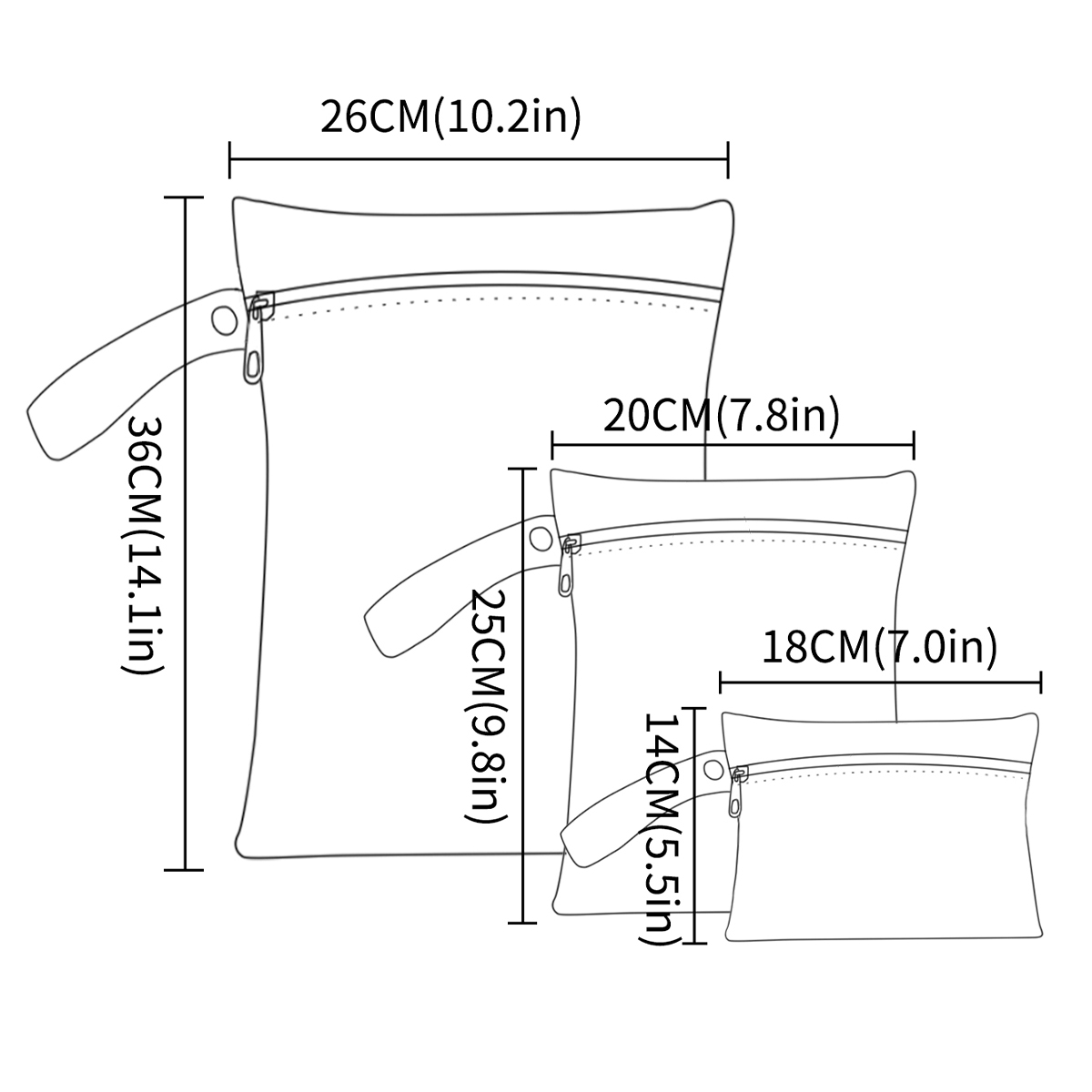 3 adet/S Farklı Boyut Su Geçir - Diaper Caddy Organizer incelemesi ve fiyatı