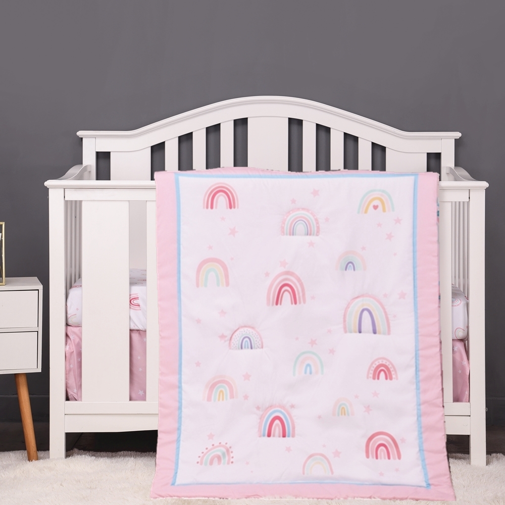 3 Adet Gökkuşağı Bebek Bebek B - Baby Nursery Bedding Sets incelemesi ve fiyatı