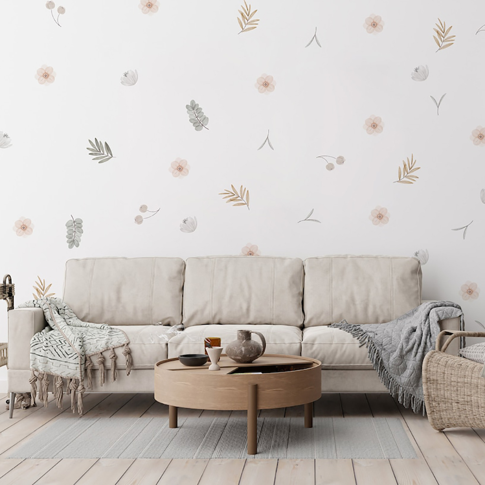 Boho Yaprakları Botanik DIY Du - Baby Nursery Wall Stickers incelemesi ve fiyatı