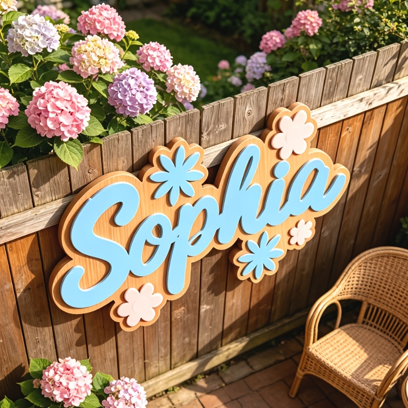 Kişiye Özel Çiçek Temalı İsiml - Baby Nursery Usa incelemesi ve fiyatı