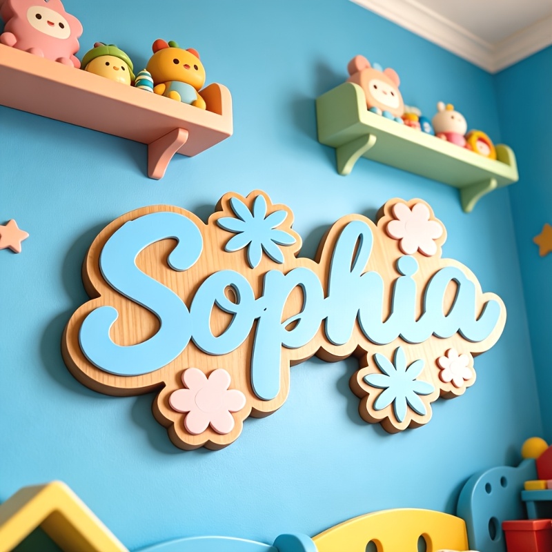 Kişiye Özel Çiçek Temalı İsiml - Baby Nursery Usa incelemesi ve fiyatı