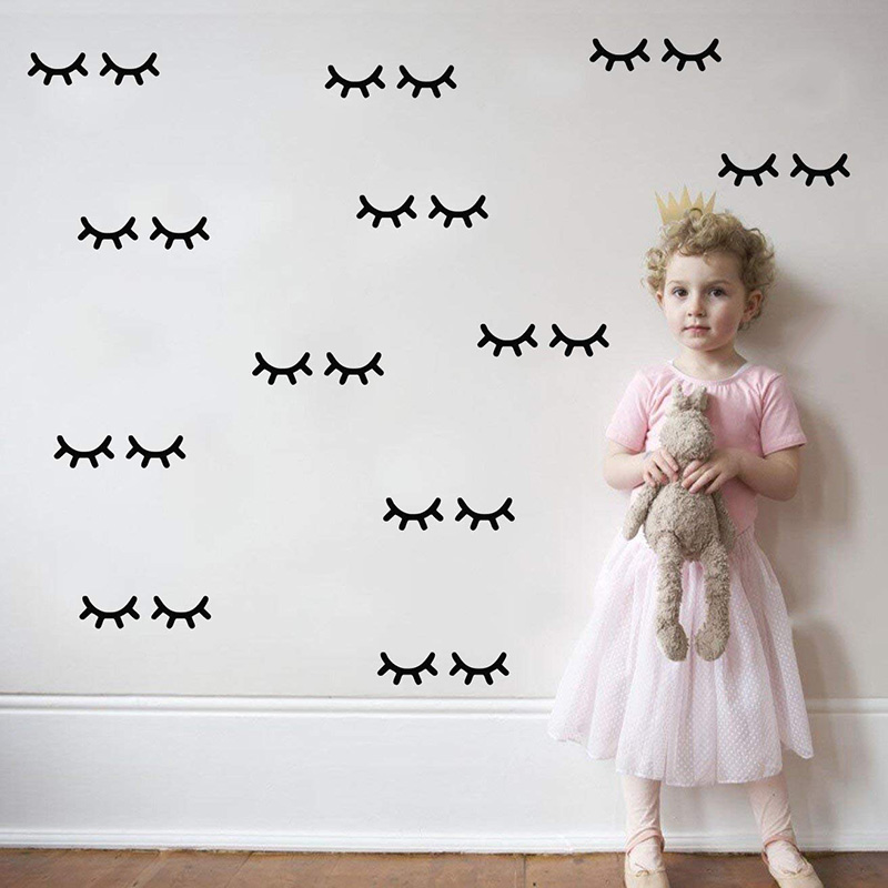 Çocuk odası dekorasyon kirpik  - Baby Nursery Wall Stickers incelemesi ve fiyatı