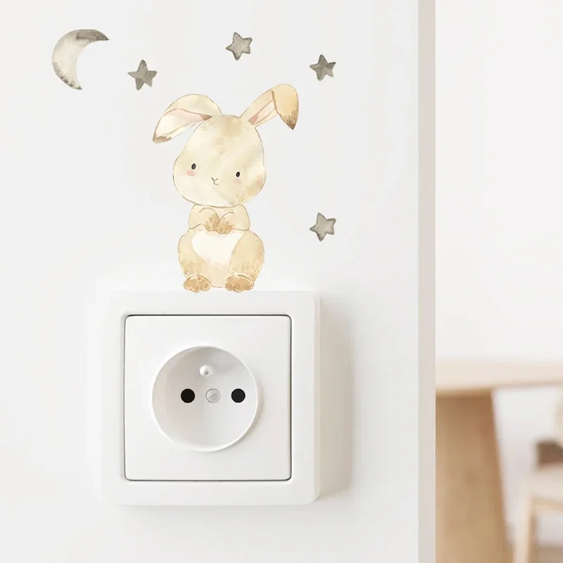 1/2/4/6 takım karikatür hayvan - Baby Nursery Wall Stickers incelemesi ve fiyatı