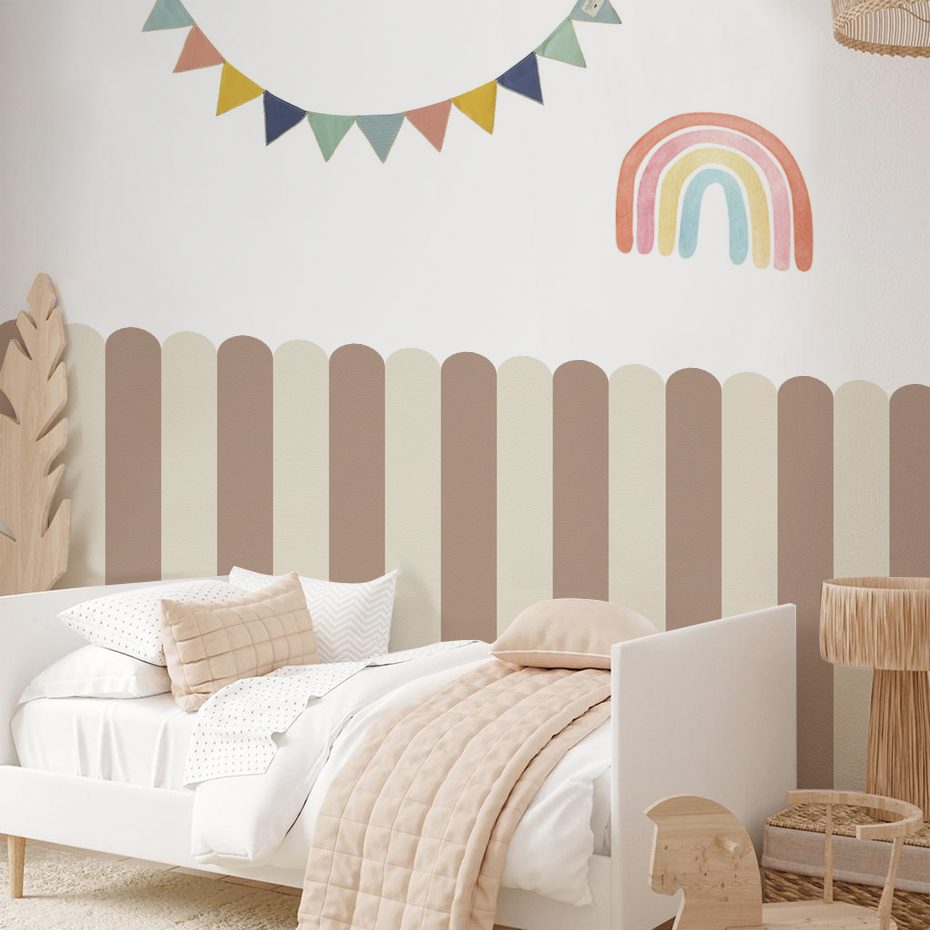 Çok renkli Dikey Çizgili Ark D - Baby Nursery Wall Stickers incelemesi ve fiyatı